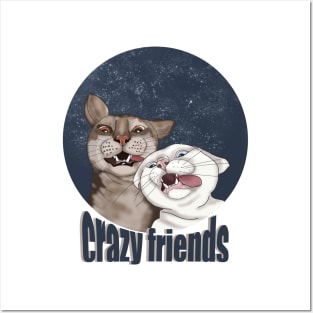 Crazy friends Posters and Art